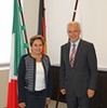 Empfang der Botschafterin von Mexiko, I.E. Patricia Espinosa Cantellano, durch Ministerpr&auml;sident Tillich in der S&auml;chsischen Staatskanzlei