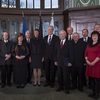 Ministerpr&auml;sident Stanislaw Tillich hat am 25. November 2015 zw&ouml;lf B&uuml;rgerinnen und B&uuml;rgern stellvertretend den von Bundespr&auml;sident Joachim Gauck verliehenen Verdienstorden der Bundessrepublik Deutschland &uuml;berreicht.